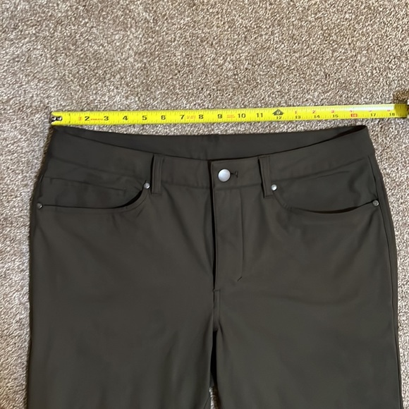 Lululemon ABC Slim-Fit Pant 32x30 Warpstreme Dark Olive - Picture 4 of 5